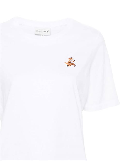 T-shirt with Speedy Fox application Maison Kitsuné | MW00119KJ0008P100